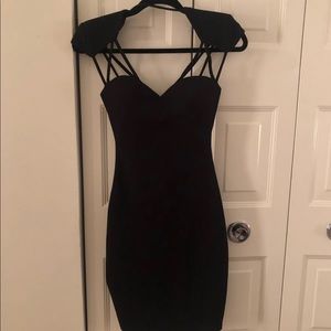 Guess black bandage bodycon dress